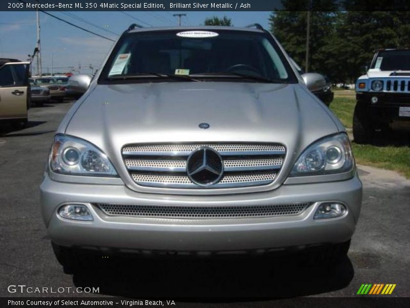 Brilliant Silver Metallic / Ash 2005 Mercedes-Benz ML 350 4Matic Special Edition
