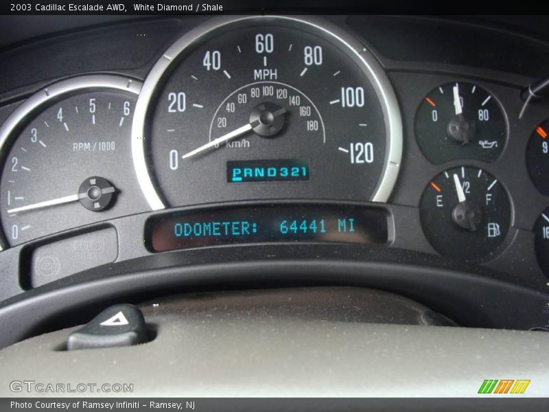 White Diamond / Shale 2003 Cadillac Escalade AWD
