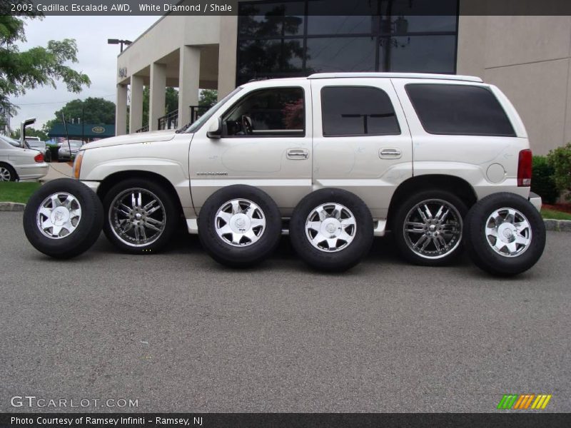White Diamond / Shale 2003 Cadillac Escalade AWD