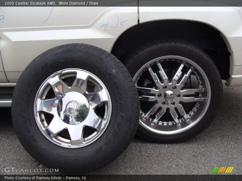 White Diamond / Shale 2003 Cadillac Escalade AWD
