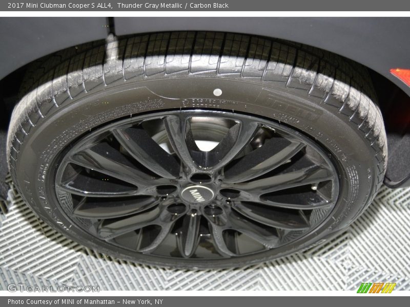 Thunder Gray Metallic / Carbon Black 2017 Mini Clubman Cooper S ALL4