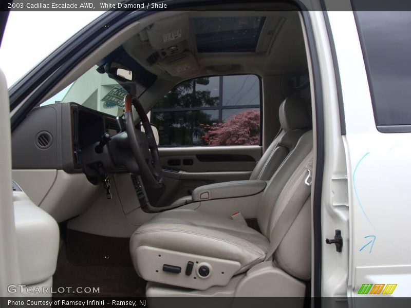 White Diamond / Shale 2003 Cadillac Escalade AWD