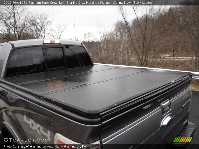 Sterling Gray Metallic / Platinum Sienna Brown/Black Leather 2012 Ford F150 Platinum SuperCrew 4x4