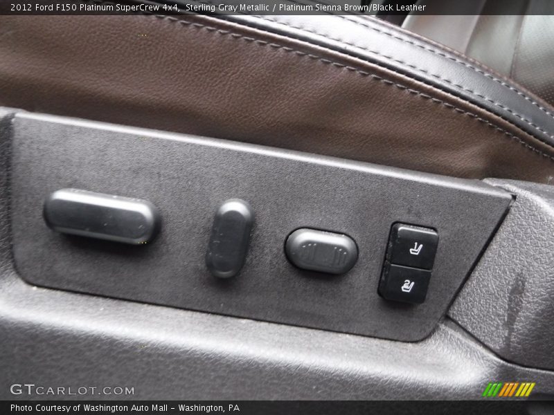 Sterling Gray Metallic / Platinum Sienna Brown/Black Leather 2012 Ford F150 Platinum SuperCrew 4x4