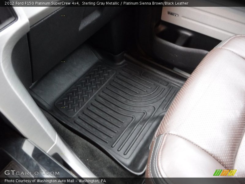 Sterling Gray Metallic / Platinum Sienna Brown/Black Leather 2012 Ford F150 Platinum SuperCrew 4x4