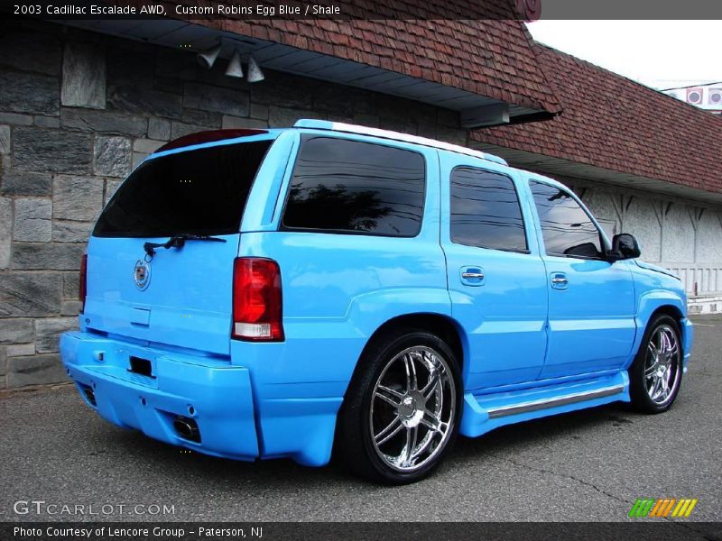 Custom Robins Egg Blue / Shale 2003 Cadillac Escalade AWD