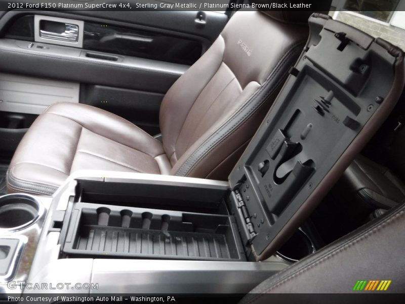 Sterling Gray Metallic / Platinum Sienna Brown/Black Leather 2012 Ford F150 Platinum SuperCrew 4x4