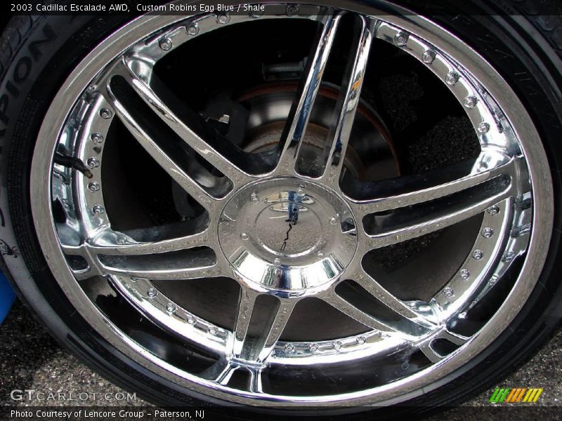 Custom Robins Egg Blue / Shale 2003 Cadillac Escalade AWD