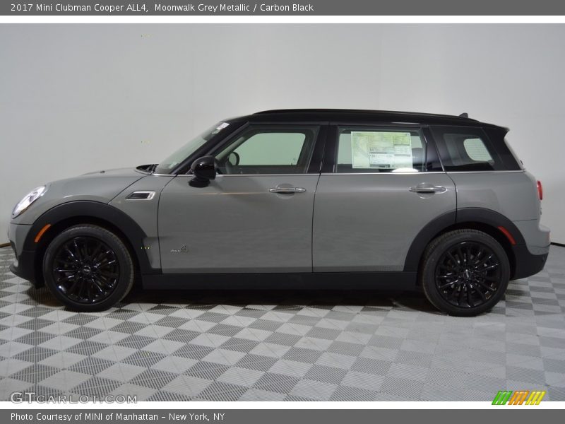 Moonwalk Grey Metallic / Carbon Black 2017 Mini Clubman Cooper ALL4