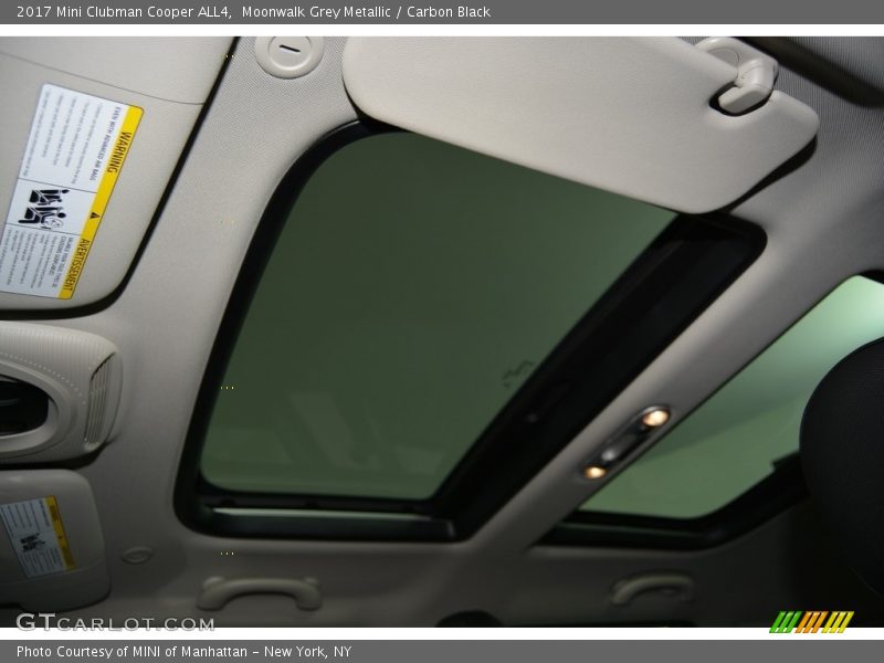 Moonwalk Grey Metallic / Carbon Black 2017 Mini Clubman Cooper ALL4