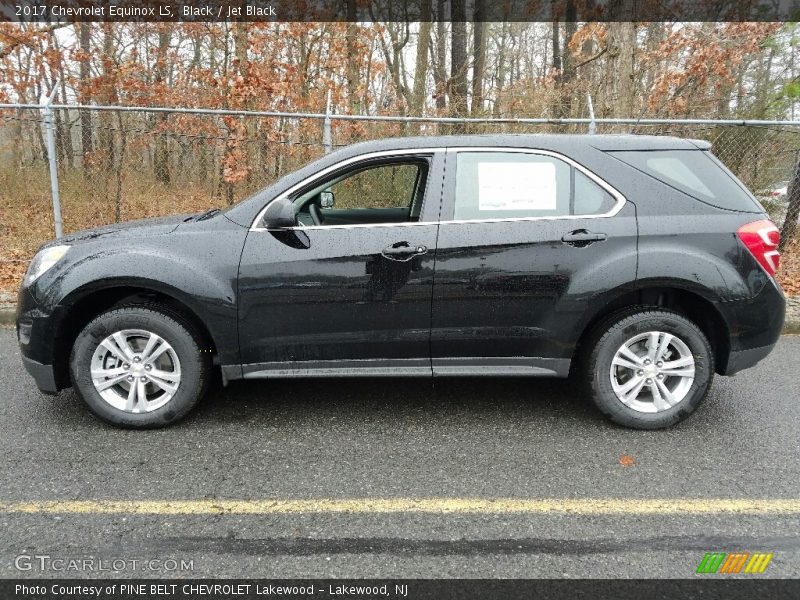 Black / Jet Black 2017 Chevrolet Equinox LS