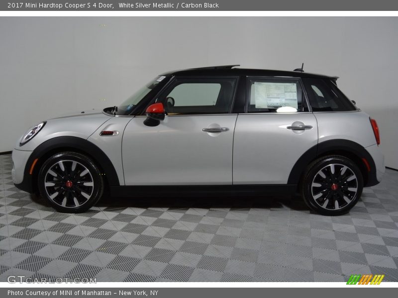White Silver Metallic / Carbon Black 2017 Mini Hardtop Cooper S 4 Door
