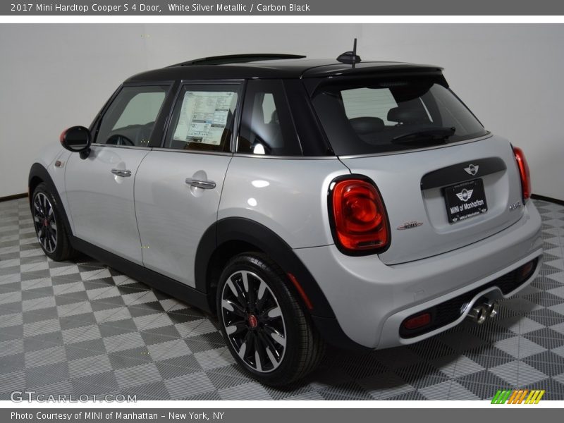 White Silver Metallic / Carbon Black 2017 Mini Hardtop Cooper S 4 Door