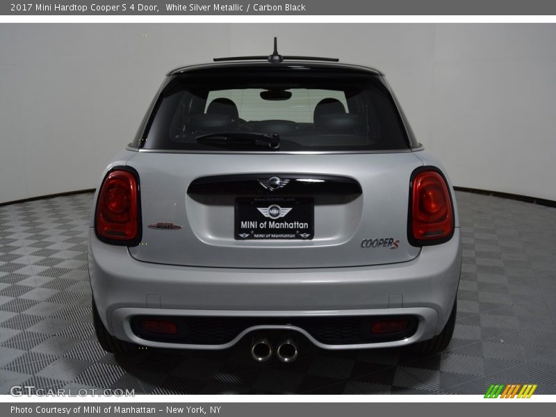 White Silver Metallic / Carbon Black 2017 Mini Hardtop Cooper S 4 Door