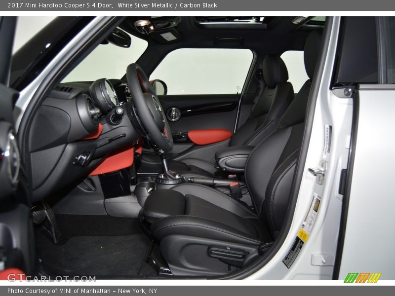 White Silver Metallic / Carbon Black 2017 Mini Hardtop Cooper S 4 Door