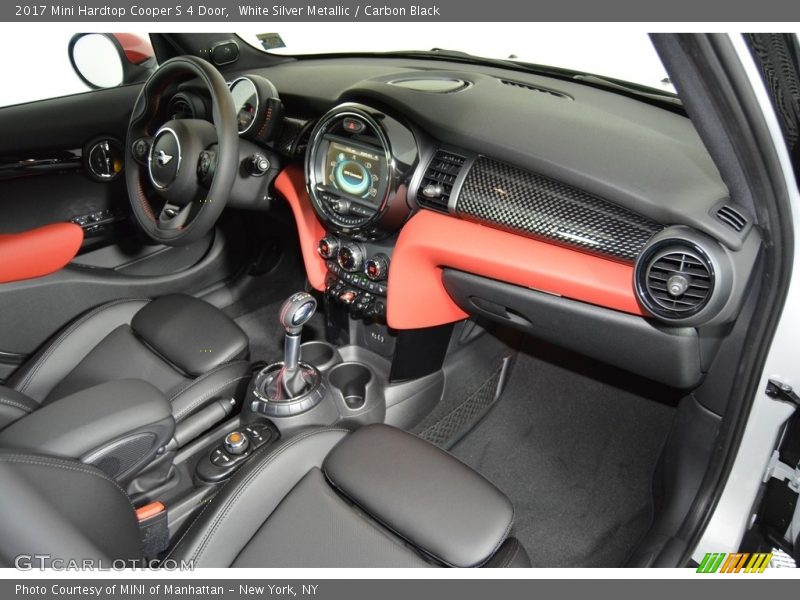 White Silver Metallic / Carbon Black 2017 Mini Hardtop Cooper S 4 Door