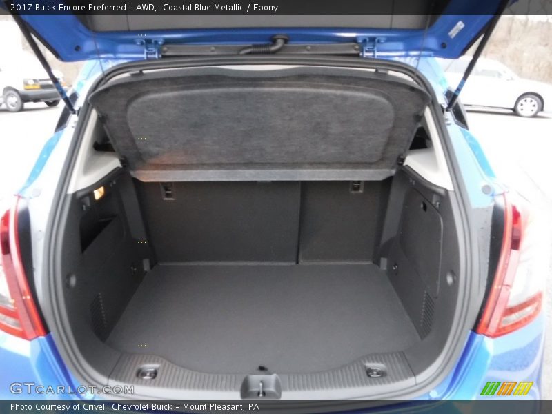 Coastal Blue Metallic / Ebony 2017 Buick Encore Preferred II AWD