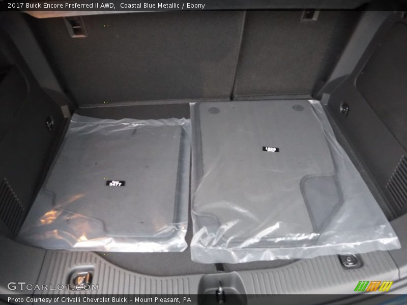 Coastal Blue Metallic / Ebony 2017 Buick Encore Preferred II AWD