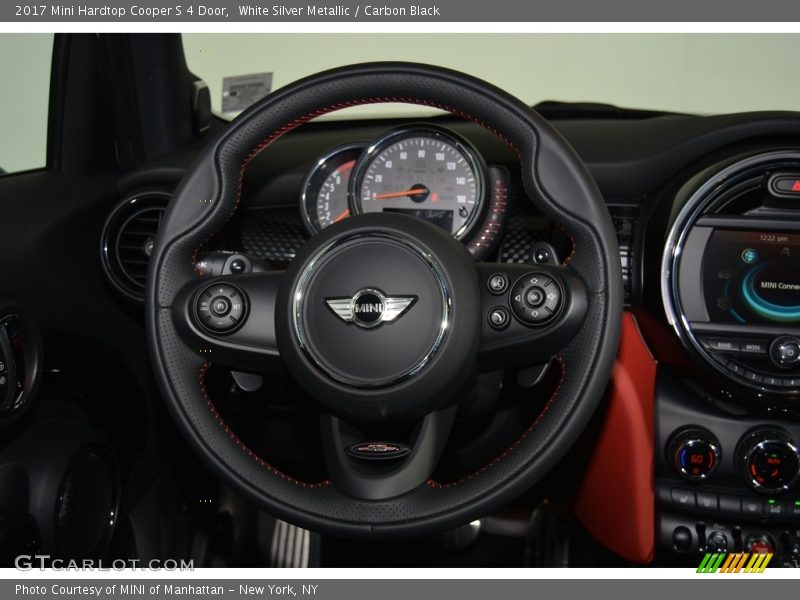 White Silver Metallic / Carbon Black 2017 Mini Hardtop Cooper S 4 Door