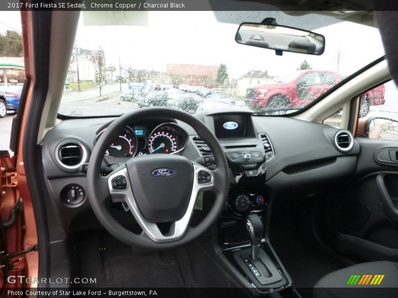 Dashboard of 2017 Fiesta SE Sedan