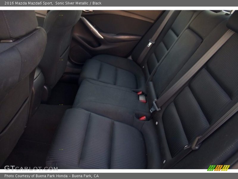 Sonic Silver Metallic / Black 2016 Mazda Mazda6 Sport
