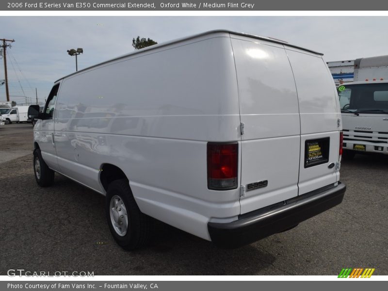 Oxford White / Medium Flint Grey 2006 Ford E Series Van E350 Commercial Extended