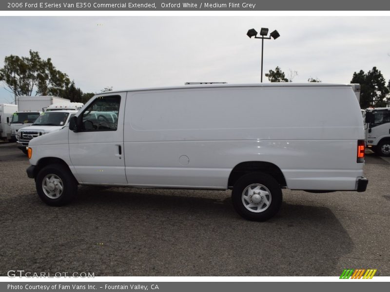 Oxford White / Medium Flint Grey 2006 Ford E Series Van E350 Commercial Extended