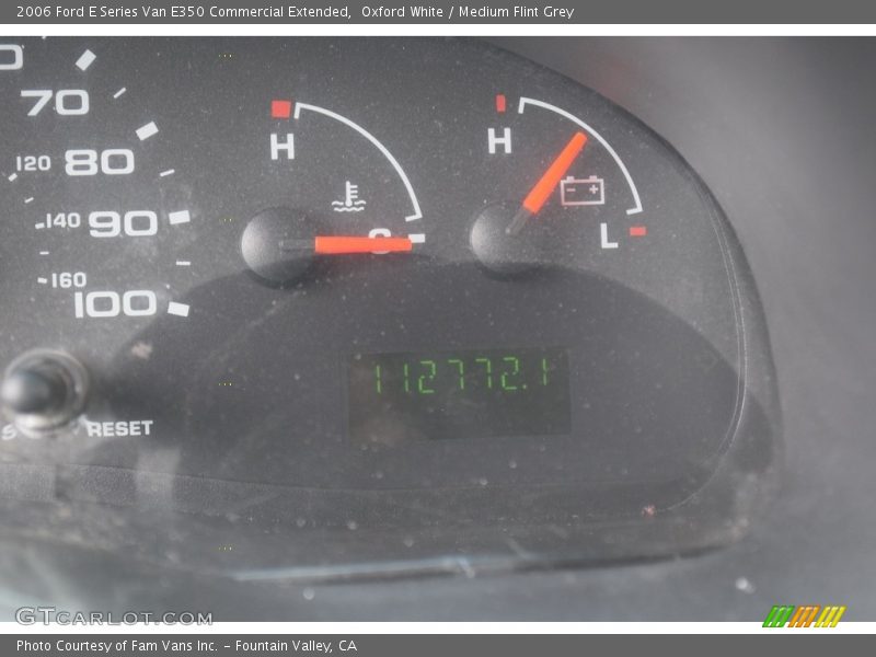 Oxford White / Medium Flint Grey 2006 Ford E Series Van E350 Commercial Extended