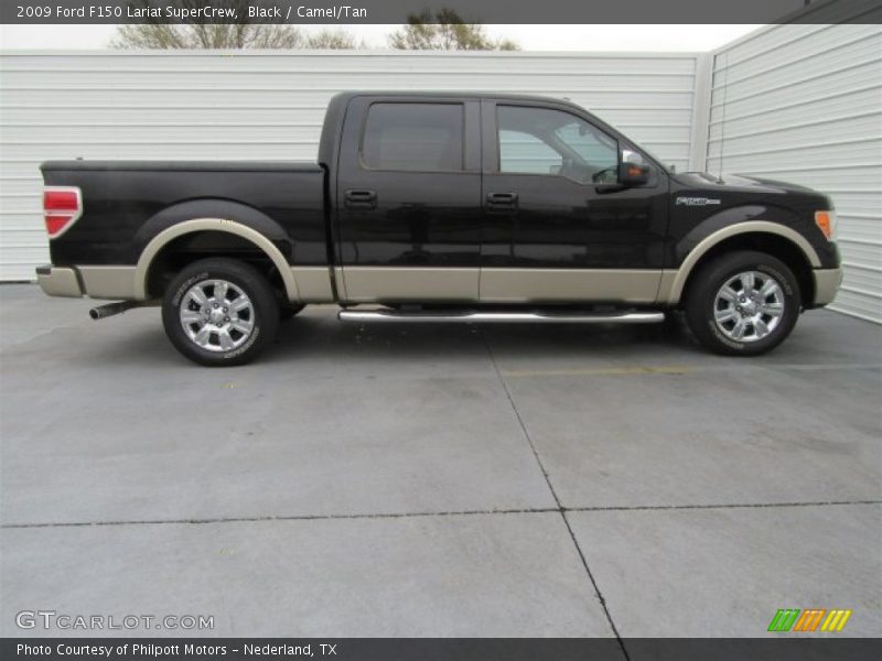 Black / Camel/Tan 2009 Ford F150 Lariat SuperCrew
