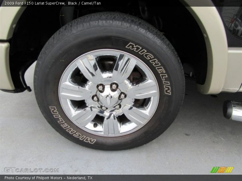 Black / Camel/Tan 2009 Ford F150 Lariat SuperCrew