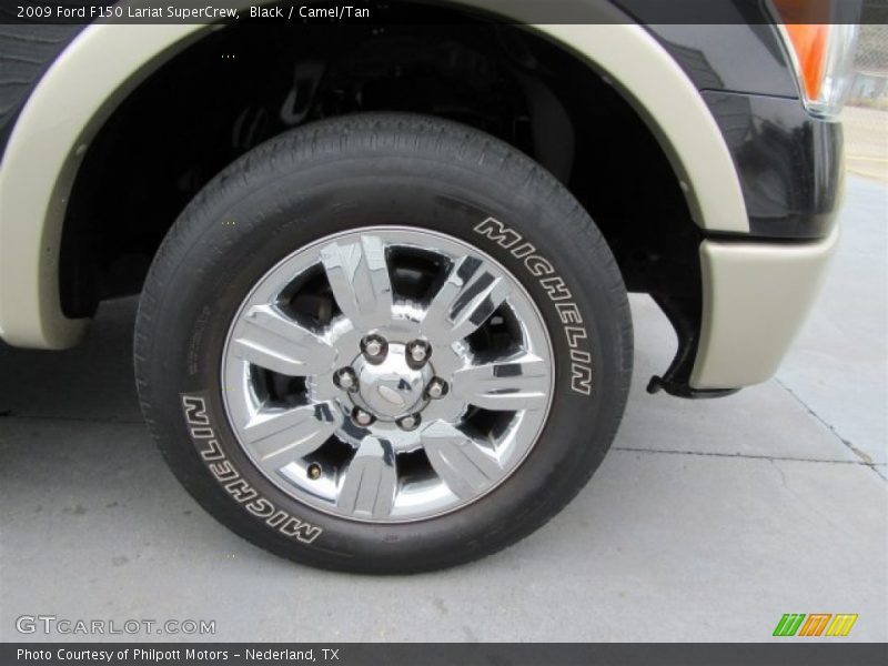 Black / Camel/Tan 2009 Ford F150 Lariat SuperCrew