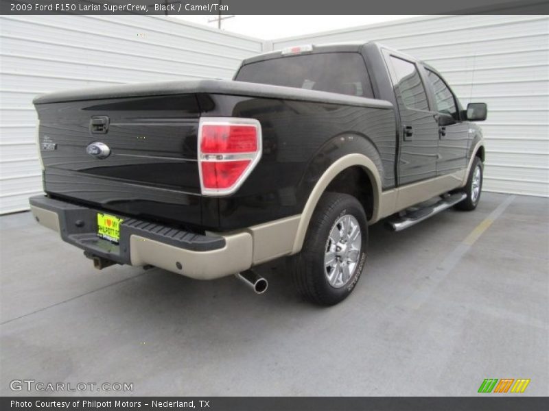 Black / Camel/Tan 2009 Ford F150 Lariat SuperCrew