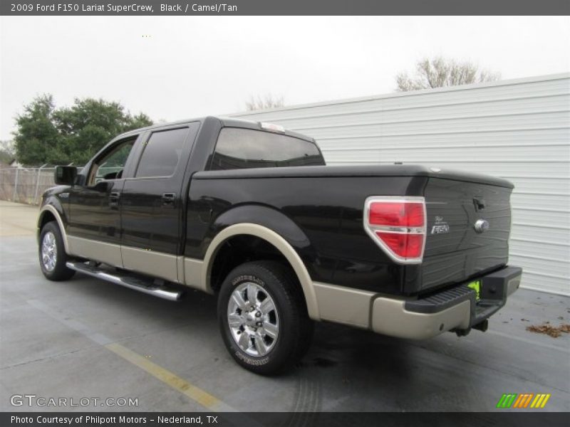 Black / Camel/Tan 2009 Ford F150 Lariat SuperCrew