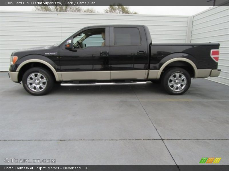Black / Camel/Tan 2009 Ford F150 Lariat SuperCrew