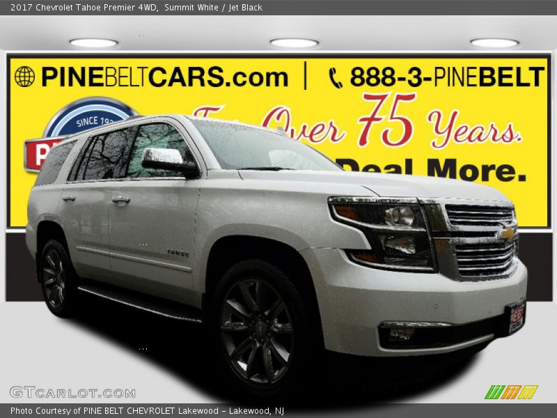 Summit White / Jet Black 2017 Chevrolet Tahoe Premier 4WD