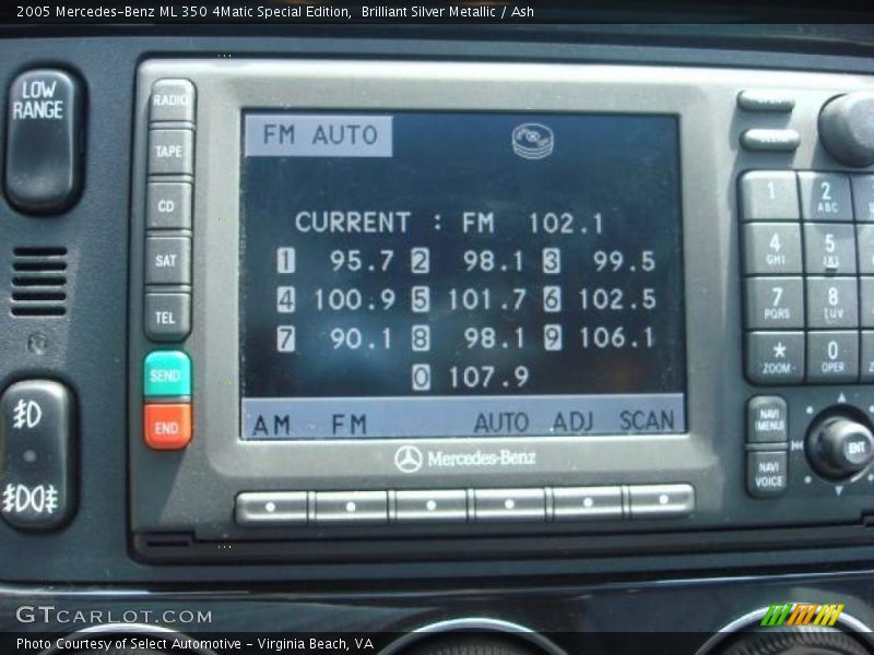 Brilliant Silver Metallic / Ash 2005 Mercedes-Benz ML 350 4Matic Special Edition