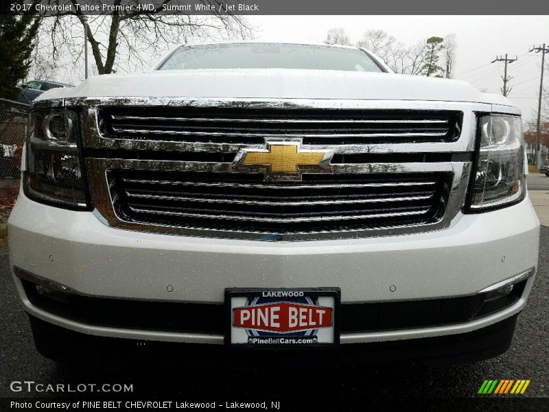 Summit White / Jet Black 2017 Chevrolet Tahoe Premier 4WD