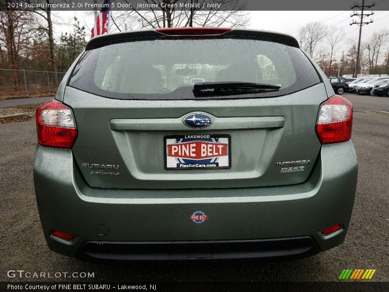 Jasmine Green Metallic / Ivory 2014 Subaru Impreza 2.0i Premium 5 Door