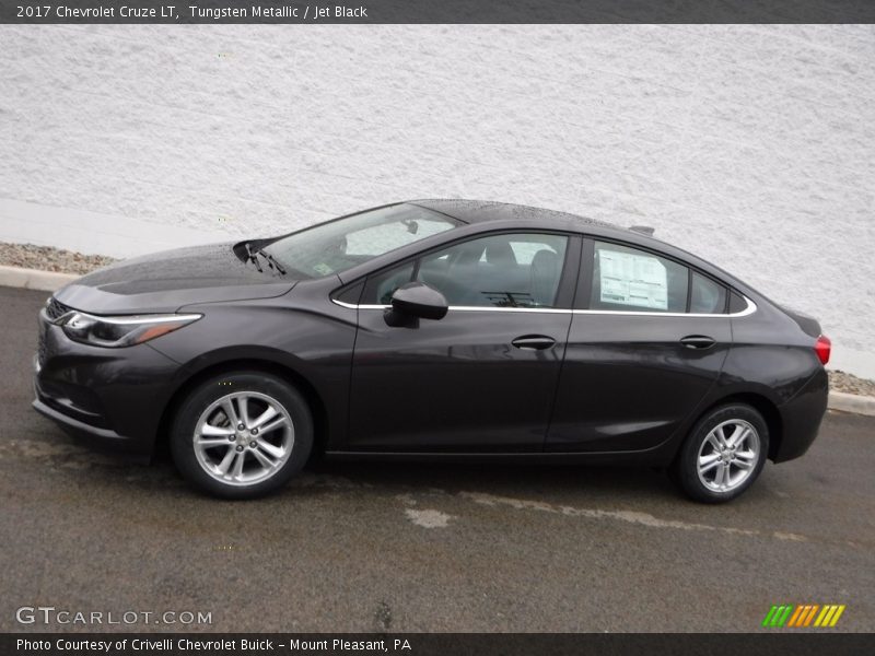 Tungsten Metallic / Jet Black 2017 Chevrolet Cruze LT