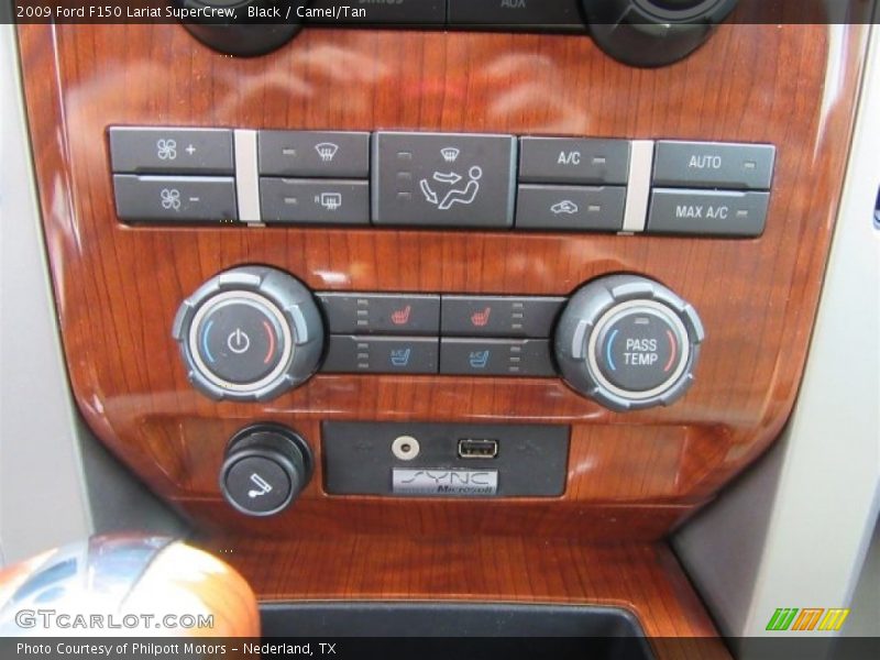 Black / Camel/Tan 2009 Ford F150 Lariat SuperCrew