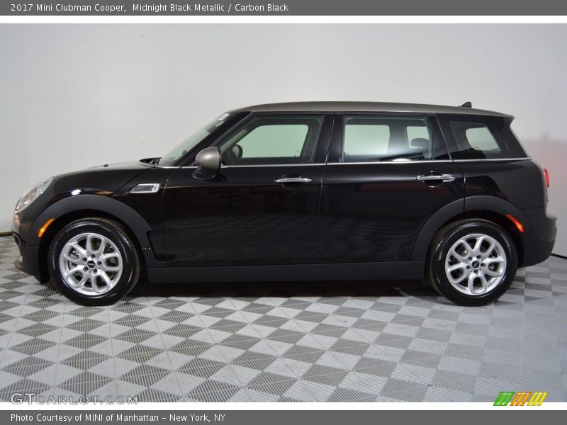 Midnight Black Metallic / Carbon Black 2017 Mini Clubman Cooper