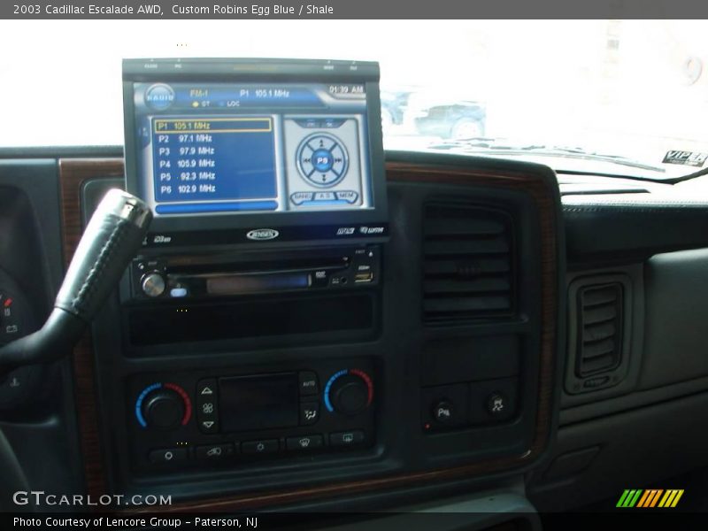 Custom Robins Egg Blue / Shale 2003 Cadillac Escalade AWD