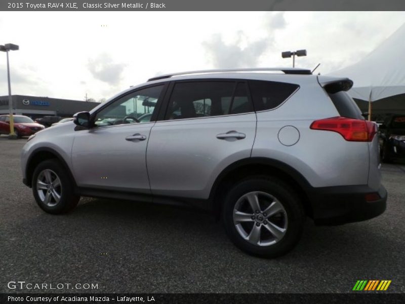 Classic Silver Metallic / Black 2015 Toyota RAV4 XLE