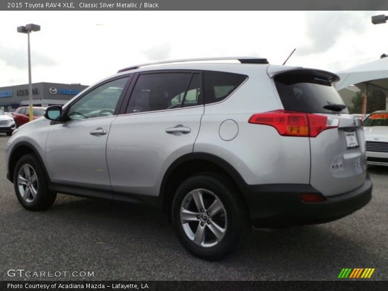 Classic Silver Metallic / Black 2015 Toyota RAV4 XLE