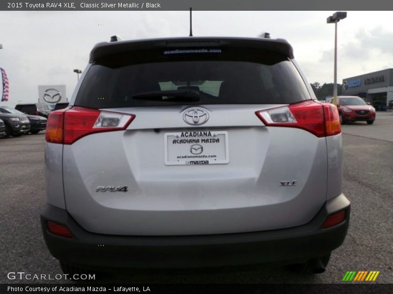 Classic Silver Metallic / Black 2015 Toyota RAV4 XLE