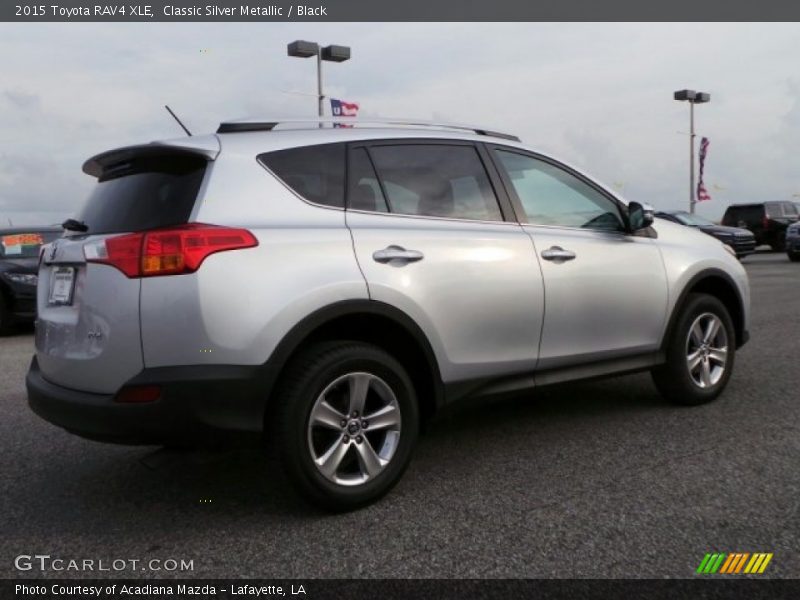 Classic Silver Metallic / Black 2015 Toyota RAV4 XLE