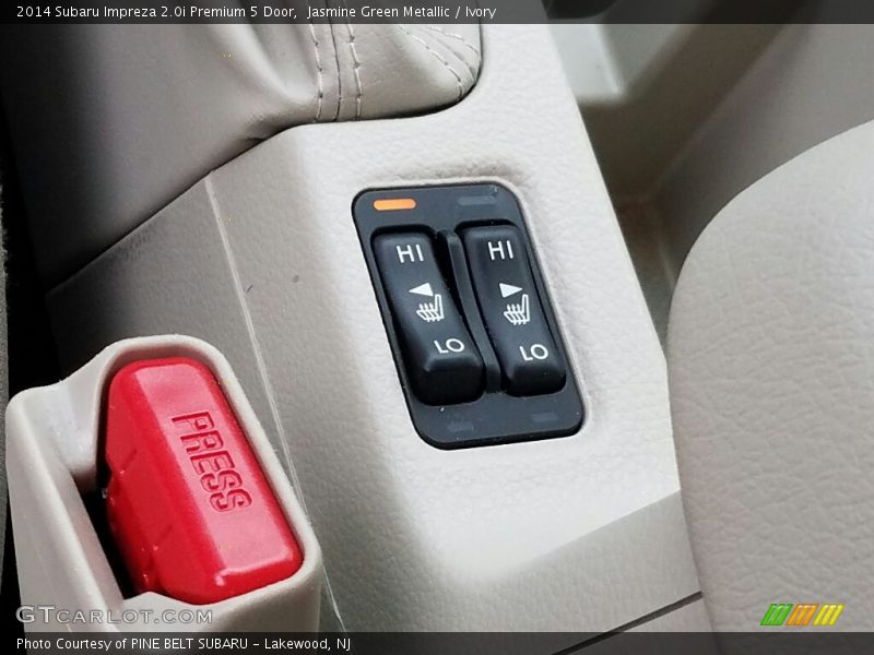 Jasmine Green Metallic / Ivory 2014 Subaru Impreza 2.0i Premium 5 Door