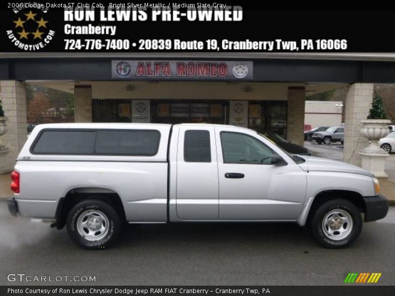Bright Silver Metallic / Medium Slate Gray 2006 Dodge Dakota ST Club Cab