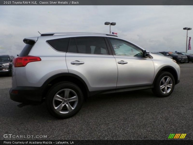Classic Silver Metallic / Black 2015 Toyota RAV4 XLE