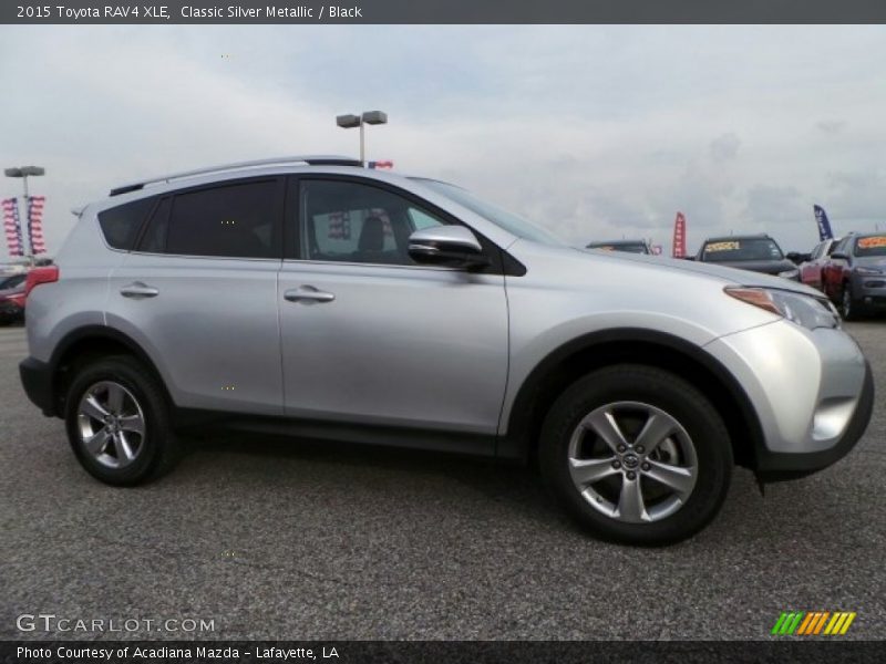 Classic Silver Metallic / Black 2015 Toyota RAV4 XLE